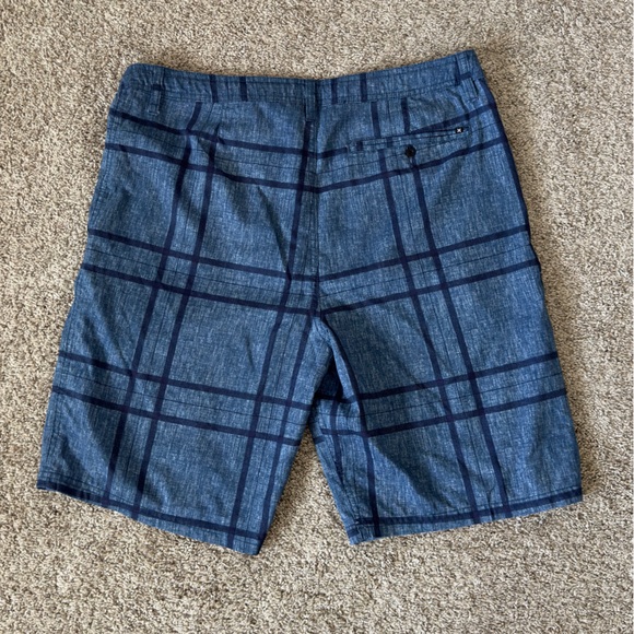 Hurley Board Shorts Men's blue Swim trunks size 34 - Picture 8 of 10